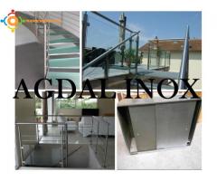 tous travaux en inox et verre