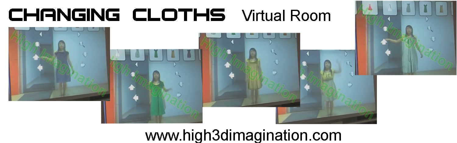 CHANGING CLOTHS/VIRTUAL FITTING ROOM